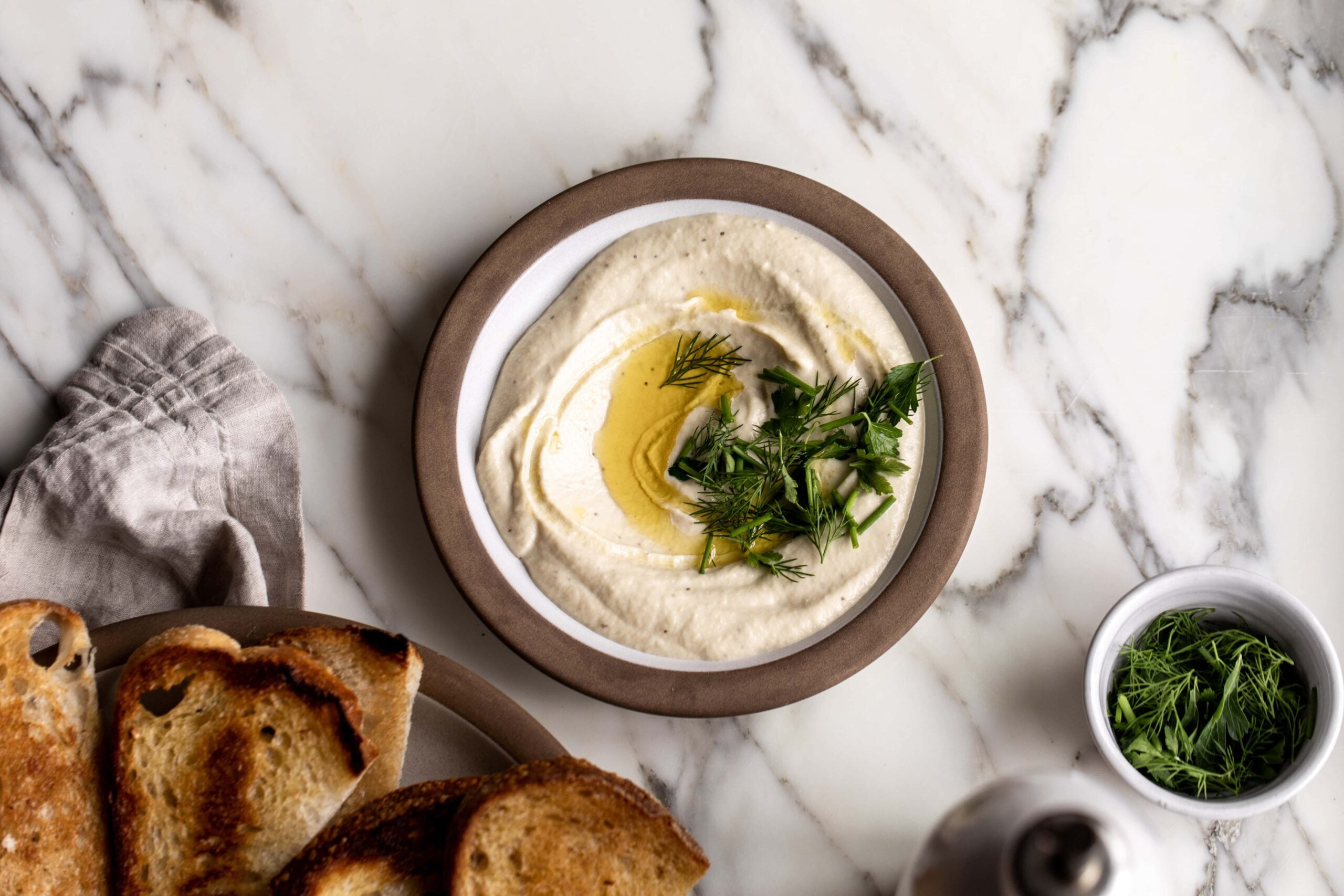 Authentic Creamy Eggplant Dip: No Tahini, No Yogurt